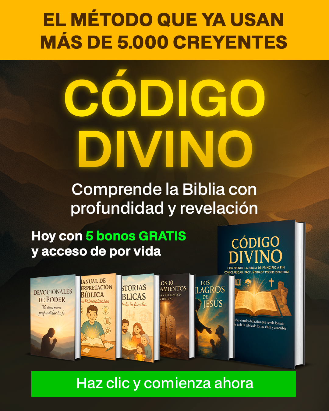 Código Divino con cinco bonos digitales